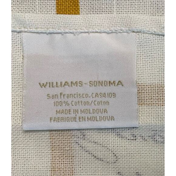 Pair Large Williams Sonoma Kitchen Towel Elegant Vegetables 30.75"x 23.5" cotton - Picture 6 of 6